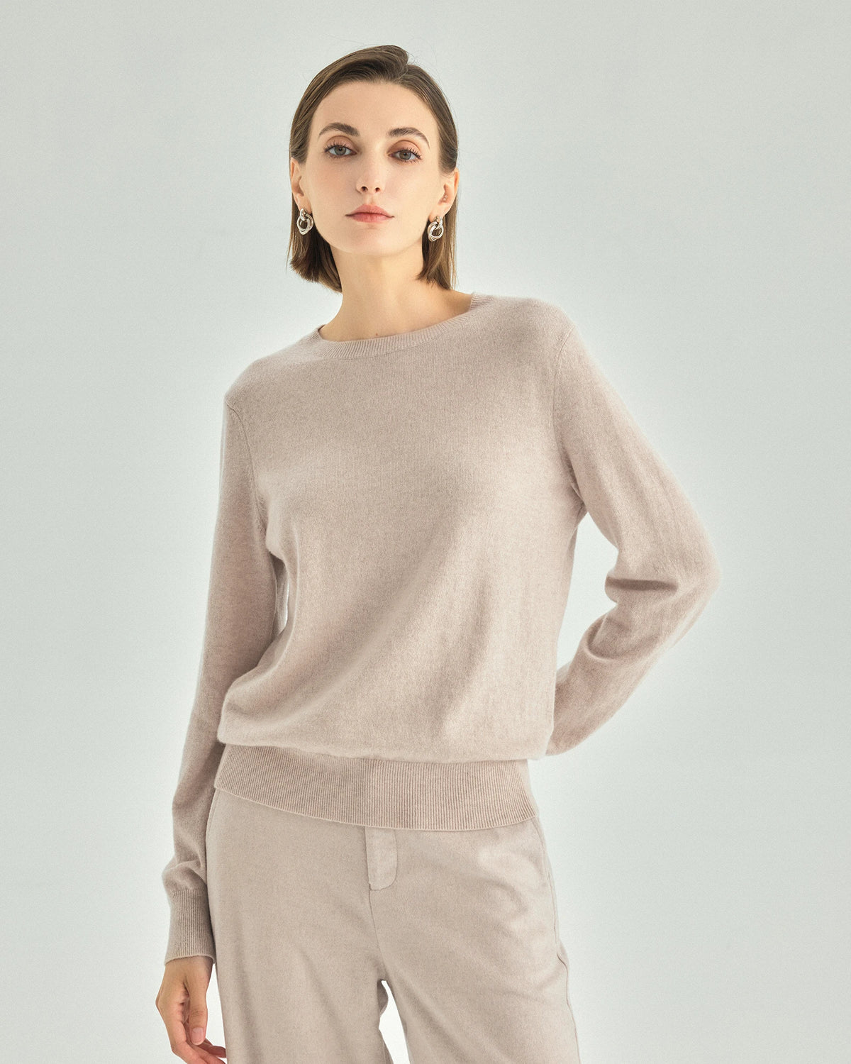 100% Pure Cashmere Crewneck Sweater