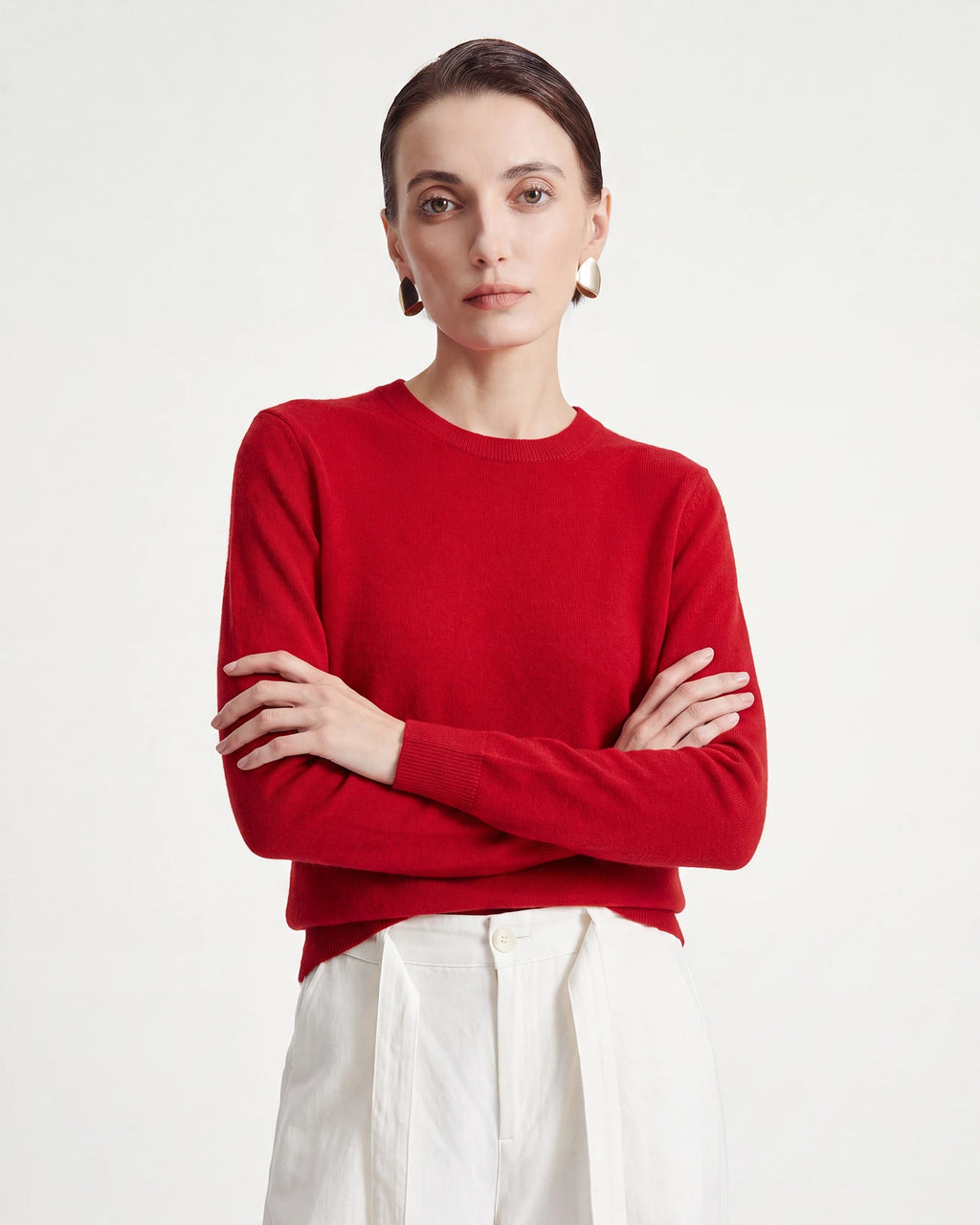 100% Pure Cashmere Crewneck Sweater