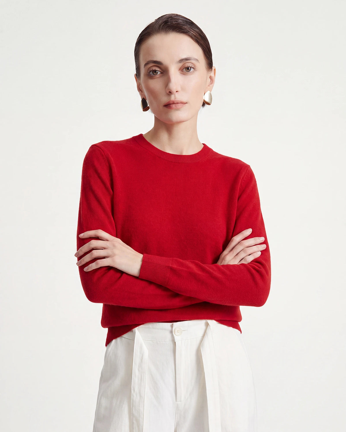 100% Pure Cashmere Crewneck Sweater