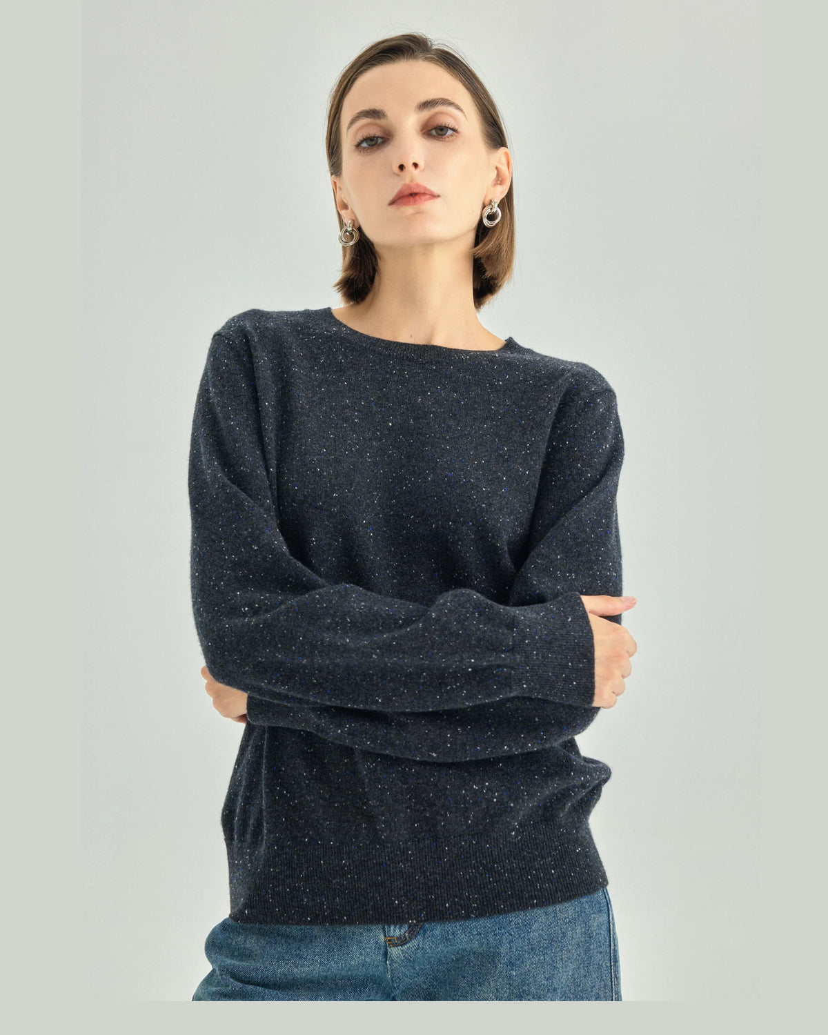 100% Pure Cashmere Crewneck Sweater