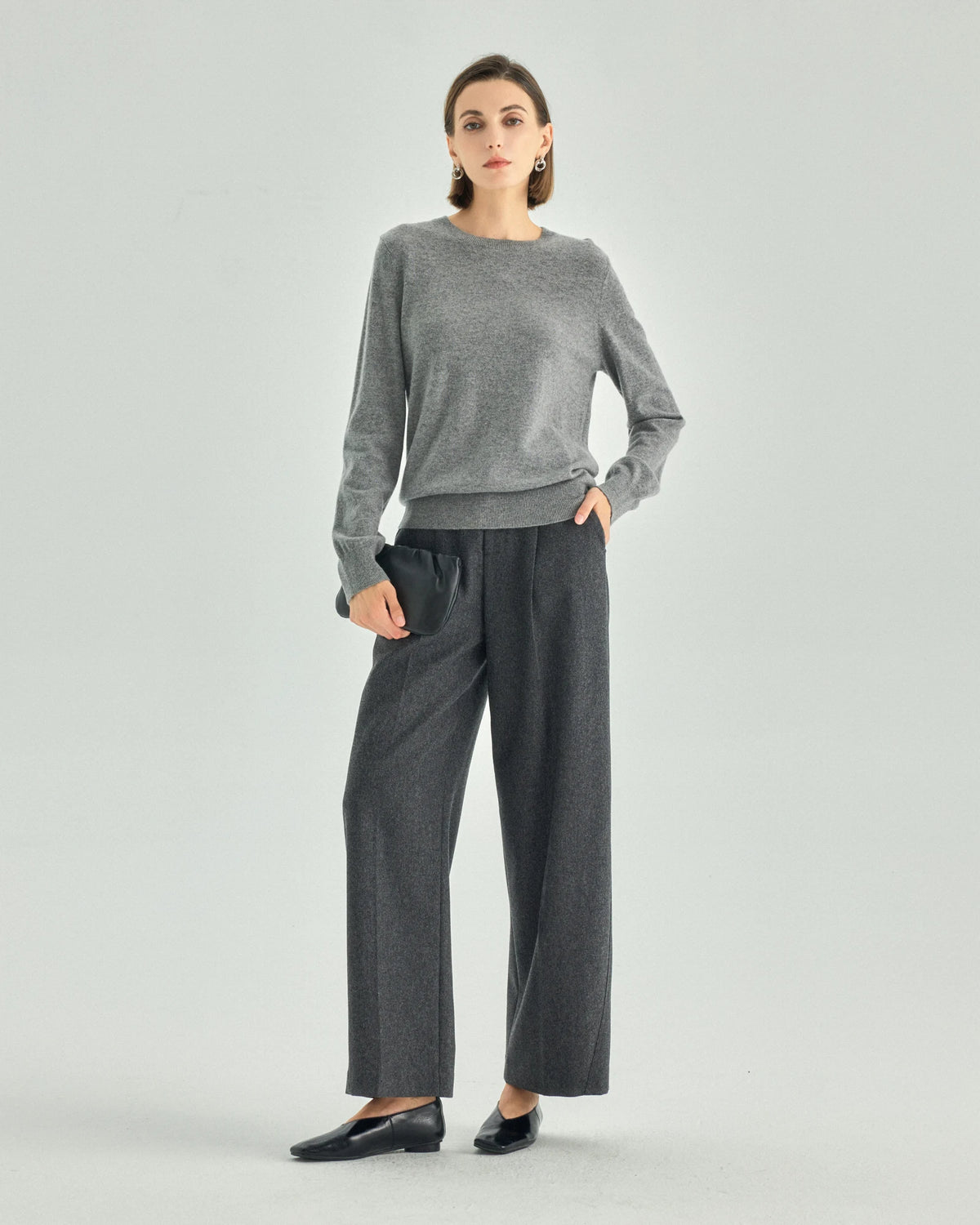 100% Pure Cashmere Crewneck Sweater