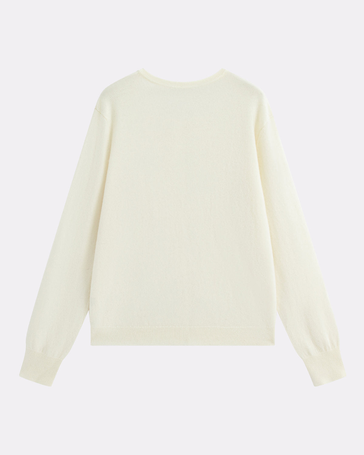 Pure Mongolian Cashmere Crewneck Cardigan