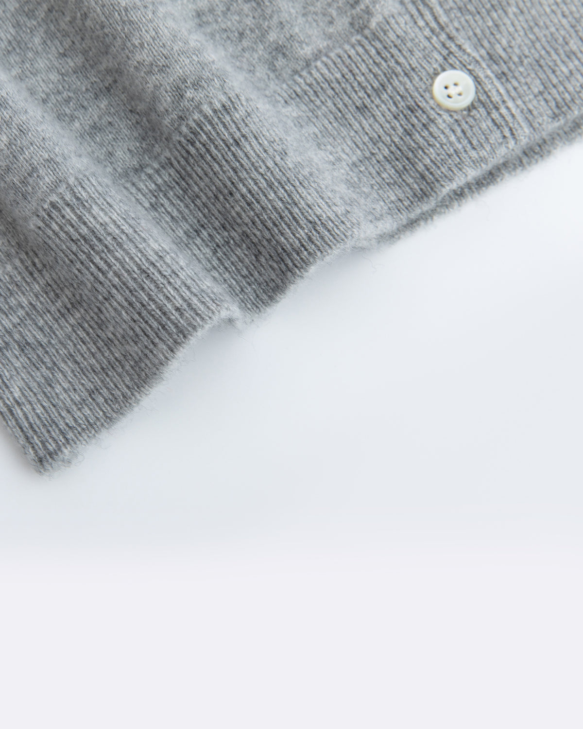 Pure Mongolian Cashmere Crewneck Cardigan