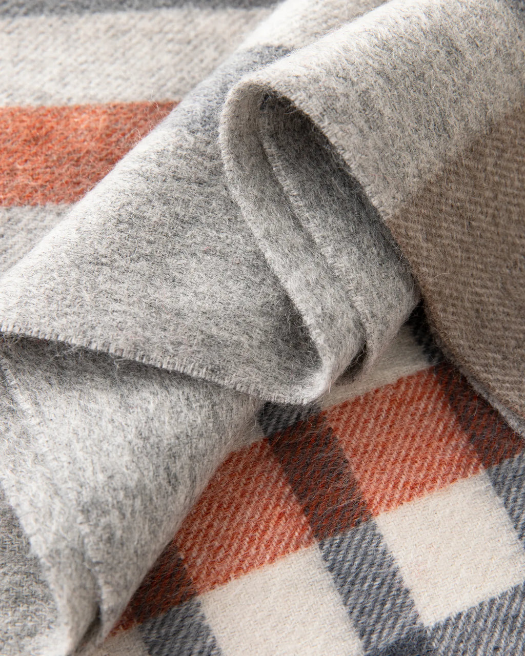 Check & Color-Block Cashmere Scarf - 70.87 x 11.81 in