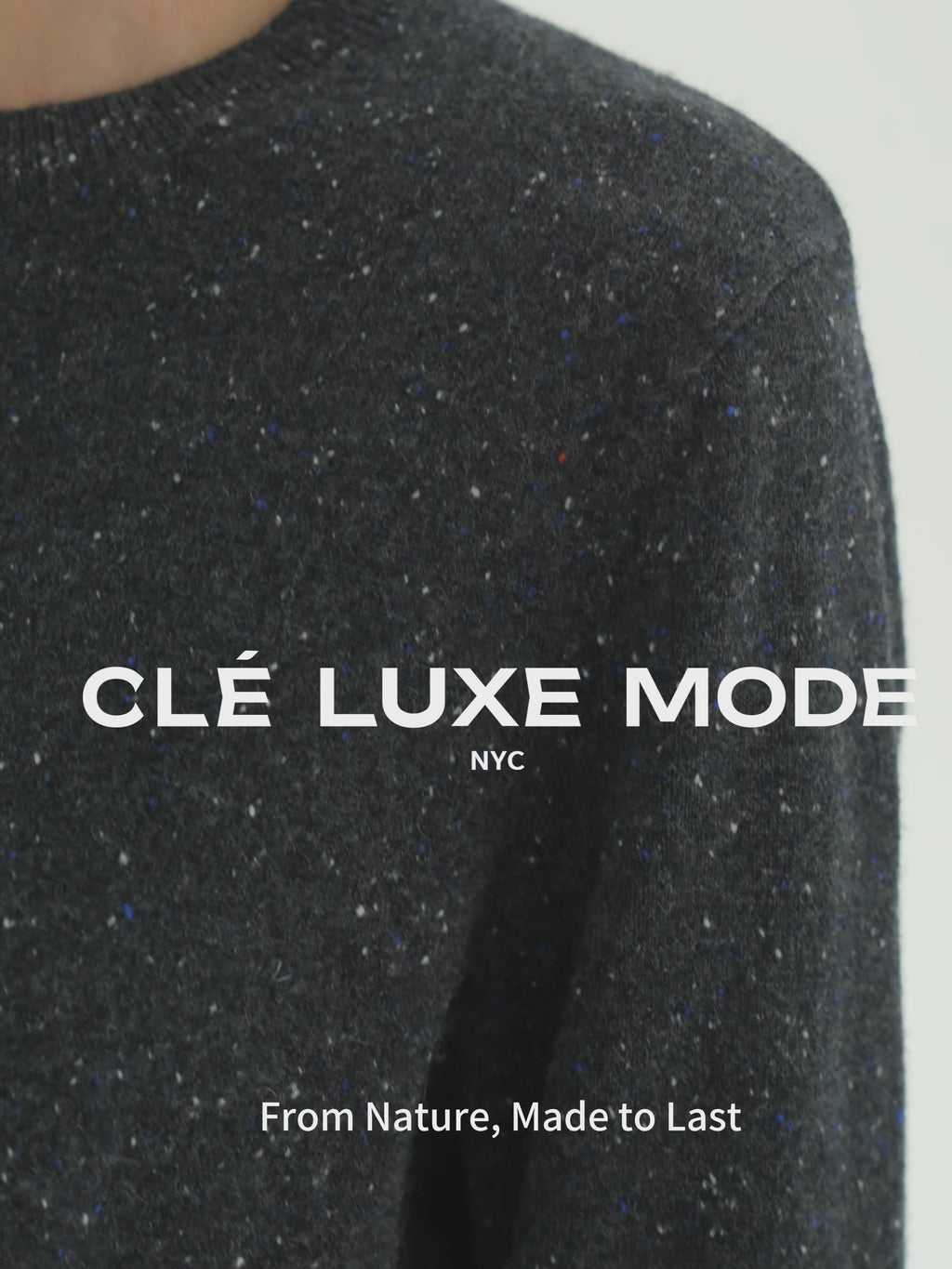 100% Pure Cashmere Crewneck Sweater
