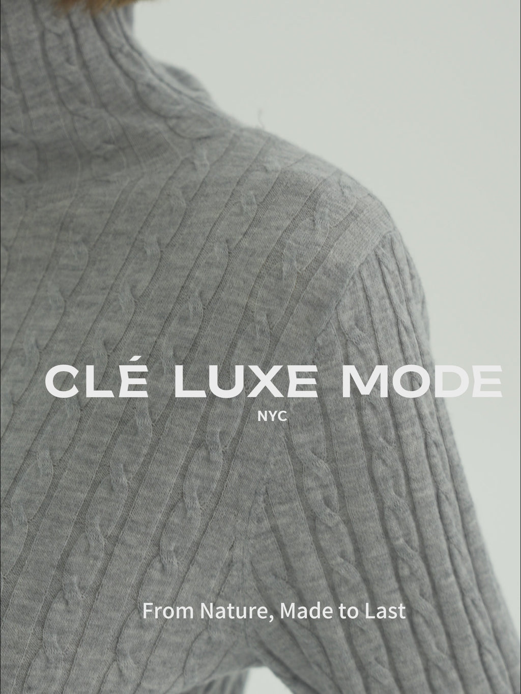 Cashmere Blend Cable-Knit Turtleneck Sweater