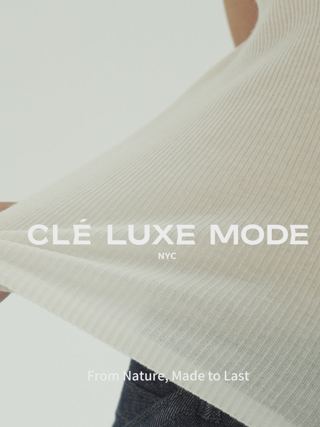 A+ Collection Cashmere Triacetate Ribbed Tank Top