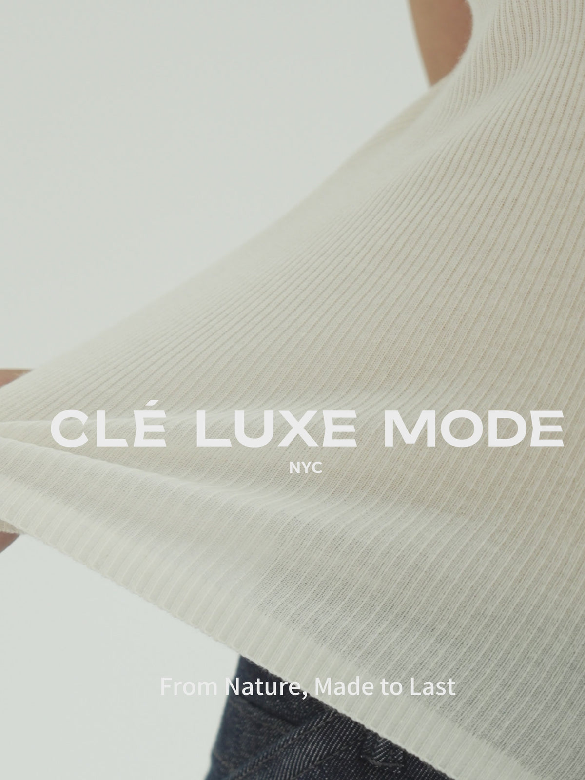A+ Collection Cashmere Triacetate Ribbed Tank Top