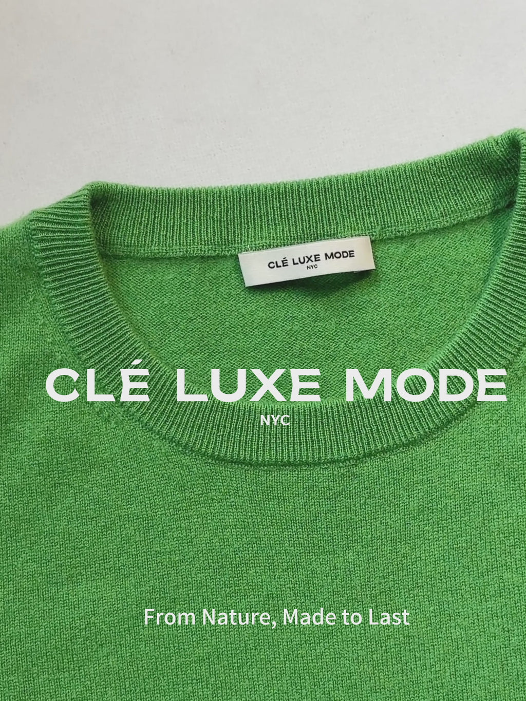 100% Pure Cashmere Crewneck Sweater