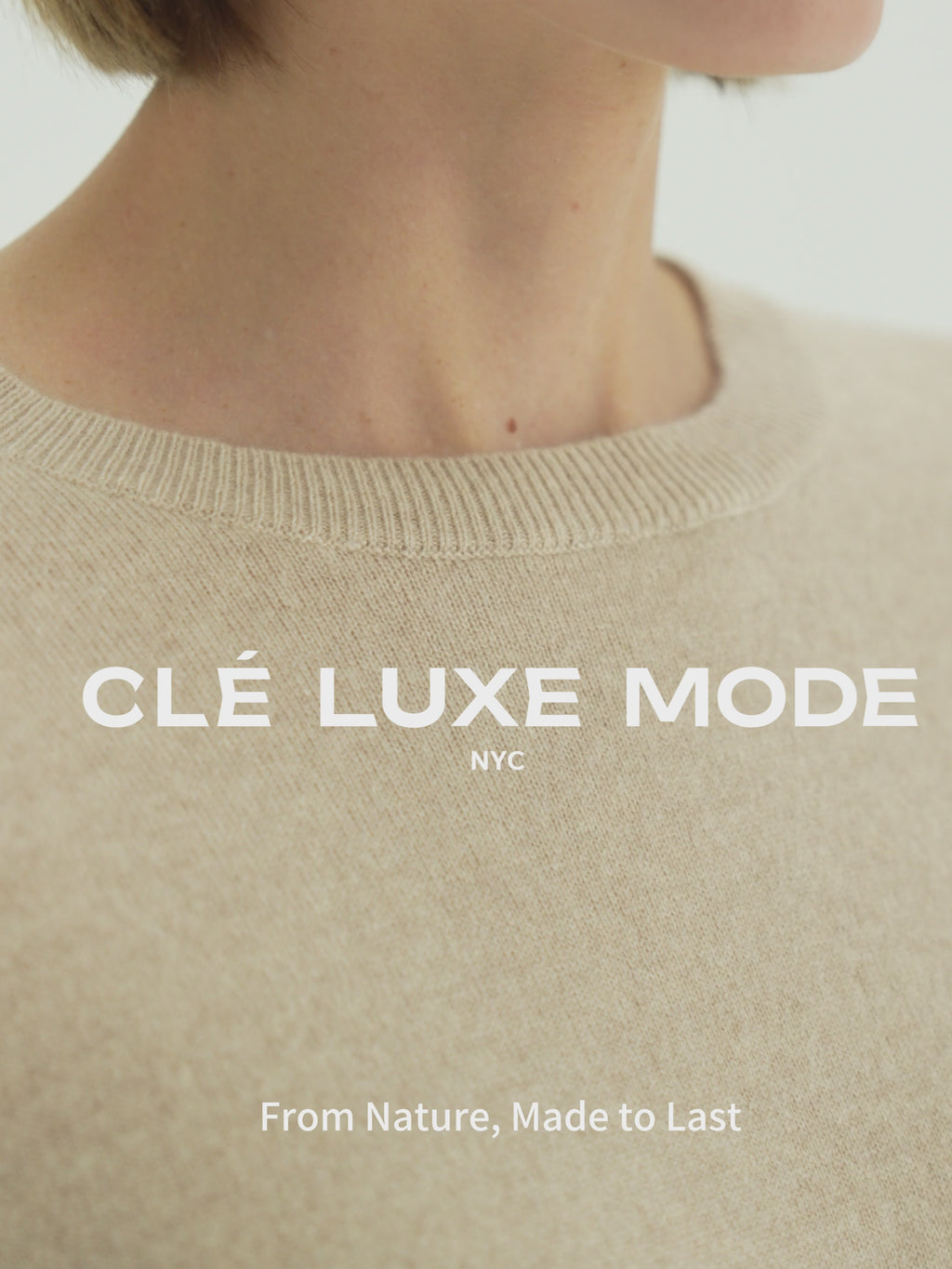 100% Pure Cashmere Crewneck Sweater
