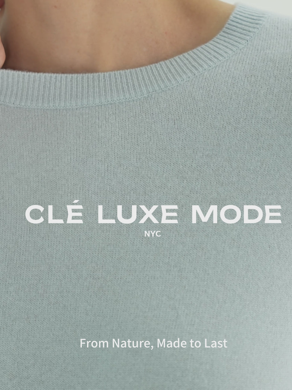 100% Pure Cashmere Crewneck Sweater