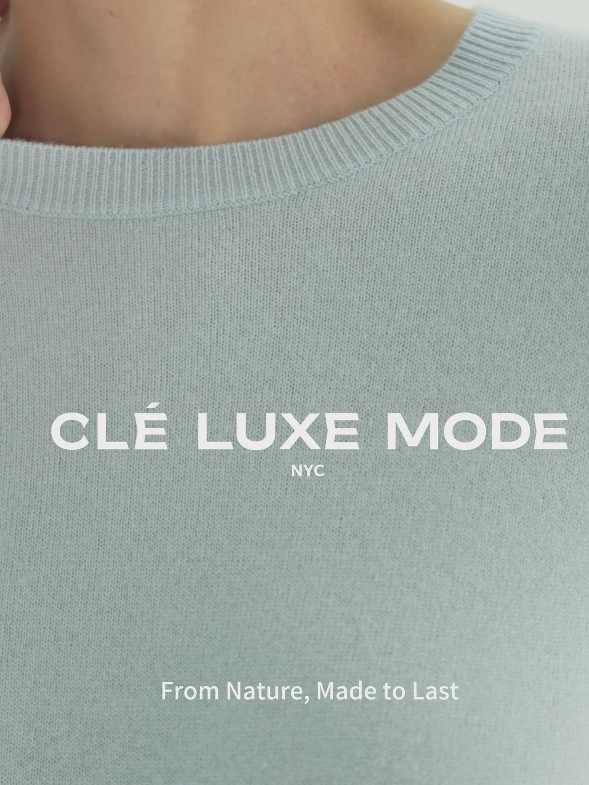 100% Pure Cashmere Crewneck Sweater