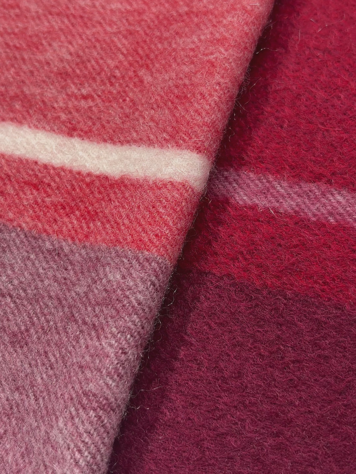 Check & Color-Block Cashmere Scarf - 70.87 x 11.81 in
