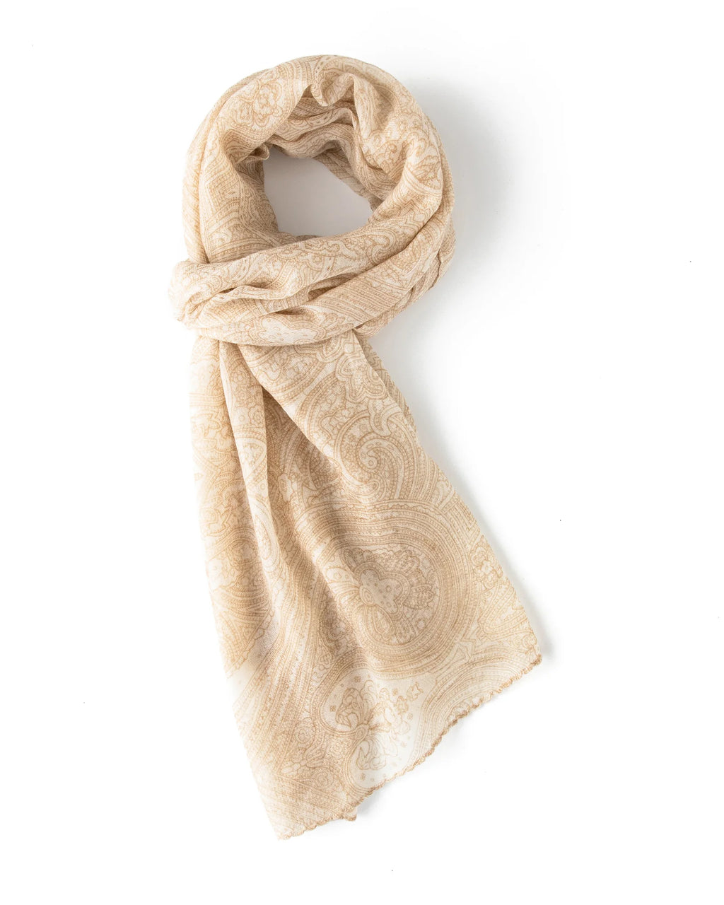 Printed Mongolian Cashmere Shawl - 76.77 x 25.59 in