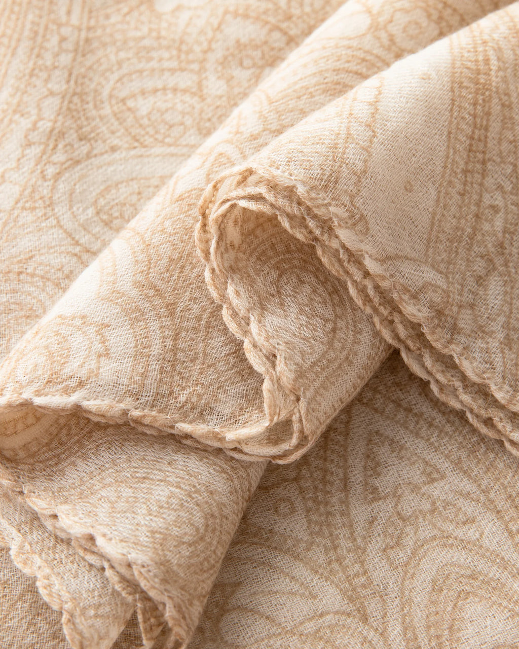 Printed Mongolian Cashmere Shawl - 76.77 x 25.59 in